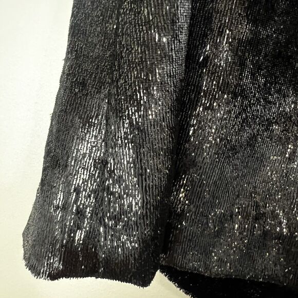 Caroline Rose Black Tunic Top Blouse 3/4 Sleeves Women’s M - Picture 3 of 10